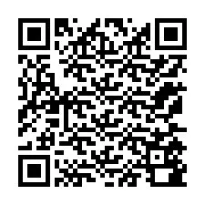 QR-код для номера телефона +12175580125