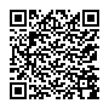 QR-koodi puhelinnumerolle +12175584986