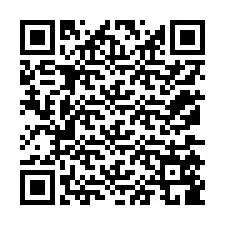 Kode QR untuk nomor Telepon +12175589419