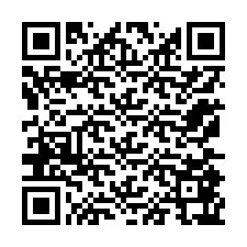 Codice QR per il numero di telefono +12175867327