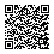 Codice QR per il numero di telefono +12175871122