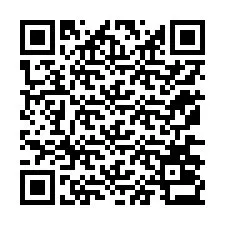 Kode QR untuk nomor Telepon +12176033752