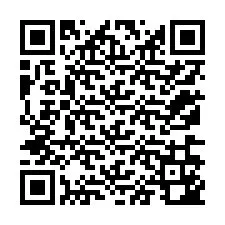 QR Code สำหรับหมายเลขโทรศัพท์ +12176142009