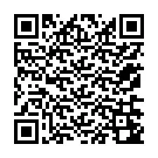 Código QR para número de teléfono +12176242013