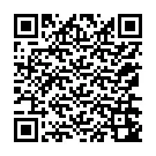 Código QR para número de teléfono +12176242868