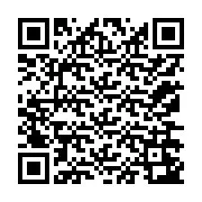 QR код за телефонен номер +12176243899