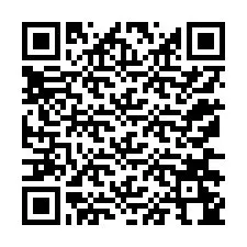 Kode QR untuk nomor Telepon +12176244738