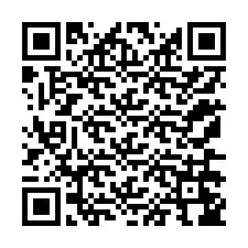 Código QR para número de teléfono +12176246830