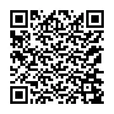 Código QR para número de teléfono +12176247360