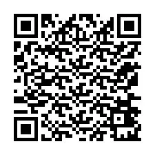 QR код за телефонен номер +12176421326