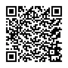 Codice QR per il numero di telefono +12176421853