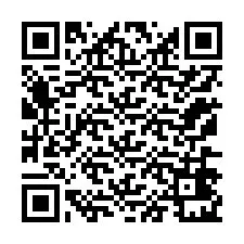 QR-koodi puhelinnumerolle +12176421855