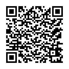 Kode QR untuk nomor Telepon +12176421859