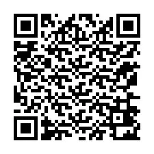 QR код за телефонен номер +12176422022