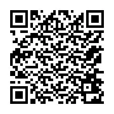 Código QR para número de teléfono +12176422767