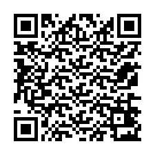 Codice QR per il numero di telefono +12176423447