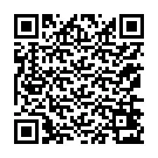 QR код за телефонен номер +12176423462