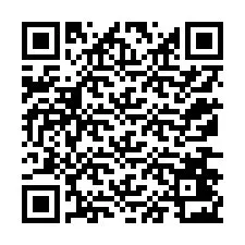 Código QR para número de teléfono +12176423788