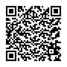 QR код за телефонен номер +12176424510