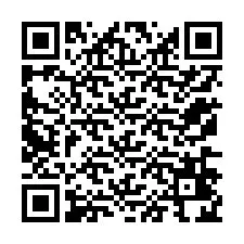 Kode QR untuk nomor Telepon +12176424513