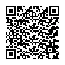 QR Code pour le numéro de téléphone +12176424517