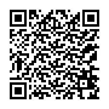 QR код за телефонен номер +12176424520