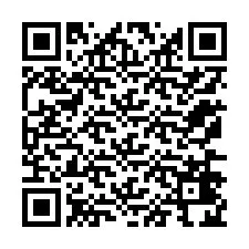 QR код за телефонен номер +12176424923