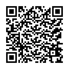 Kode QR untuk nomor Telepon +12176424928