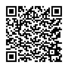 QR код за телефонен номер +12176425192