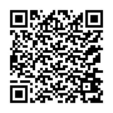 Codice QR per il numero di telefono +12176427350