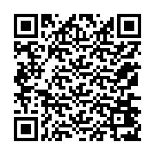 QR kód a telefonszámhoz +12176427353