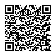 QR kód a telefonszámhoz +12176427354