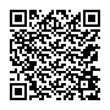 QR kód a telefonszámhoz +12176427357