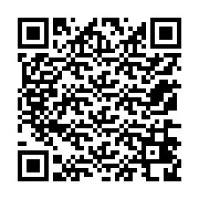 QR код за телефонен номер +12176428047