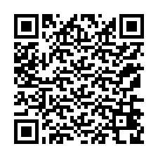 Kode QR untuk nomor Telepon +12176428050