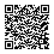 QR Code สำหรับหมายเลขโทรศัพท์ +12176428051