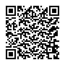 QR Code pour le numéro de téléphone +12176428054