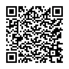 Código QR para número de telefone +12176428056