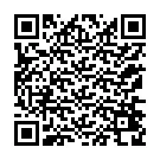 QR код за телефонен номер +12176428654