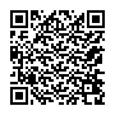 QR-Code für Telefonnummer +12176428657