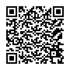 QR-code voor telefoonnummer +12176428661