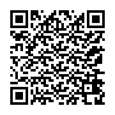 Código QR para número de telefone +12176428894