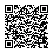 Codice QR per il numero di telefono +12176428976