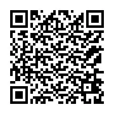 QR Code สำหรับหมายเลขโทรศัพท์ +12176429121