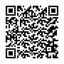 QR-koodi puhelinnumerolle +12176429123