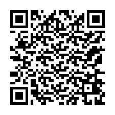 Código QR para número de teléfono +12176429125