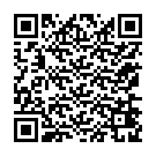 電話番号のQRコード +12176429126