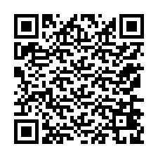 QR kód a telefonszámhoz +12176429136