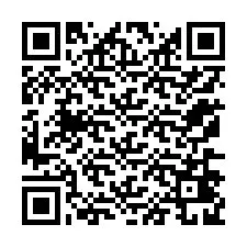 QR код за телефонен номер +12176429153