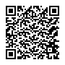 QR Code สำหรับหมายเลขโทรศัพท์ +12176429765